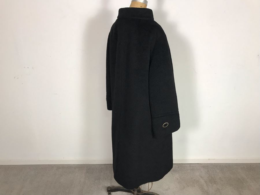 Vintage Mid-Century Stevens Forstmann Fabric Jackie Kennedy Style Jacket - Arm Length 22', Shoulder-Shoulder 16', Length 40' [Photo 4]