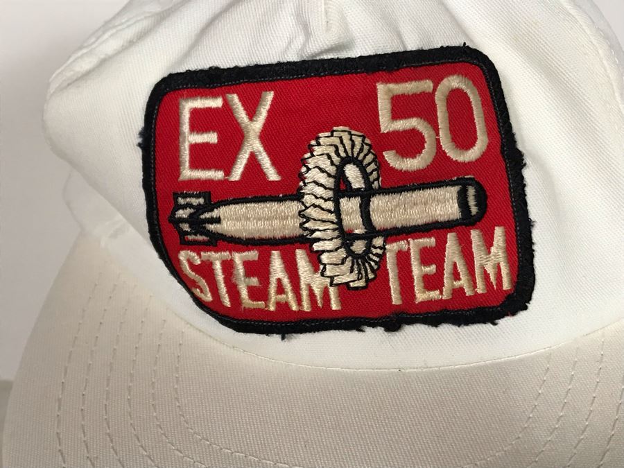 Vintage MK 50 Steam Team Work Jumpsuit And Matching Hat (Mark 50 Torpedo Designed By Honeywell For U.S. Navy) [Photo 6]