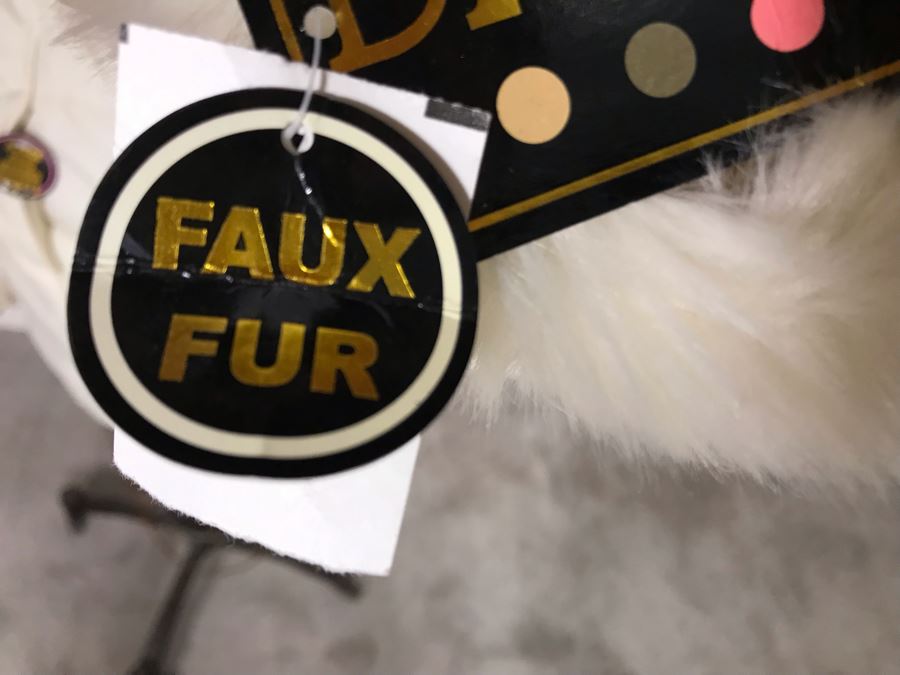 New Big Chill Faux Fur Jacket With Hood Size L [Photo 6]