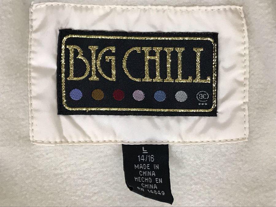 New Big Chill Faux Fur Jacket With Hood Size L [Photo 10]