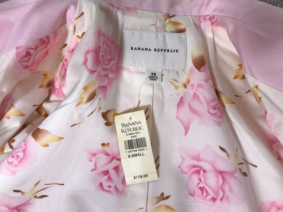 New Banana Republic Pink Jacket Size XS [Photo 7]