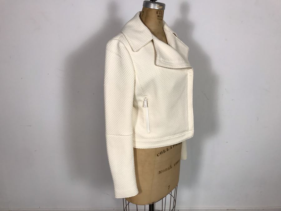 Tory Burch Rafia Jacket Size 2 Retails For $495 [Photo 5]