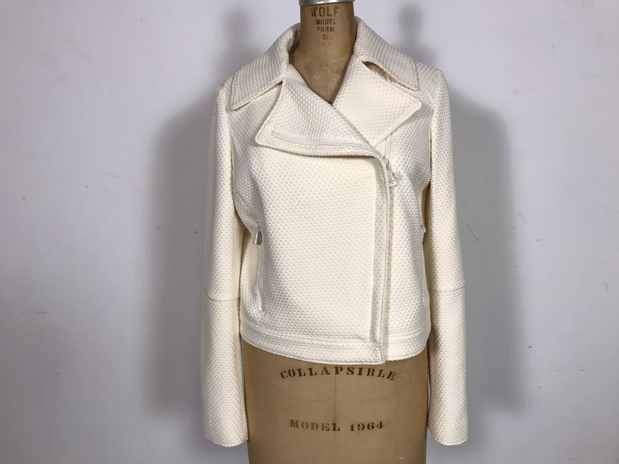 Tory Burch Rafia Jacket Size 2 Retails For $495 [Photo 2]
