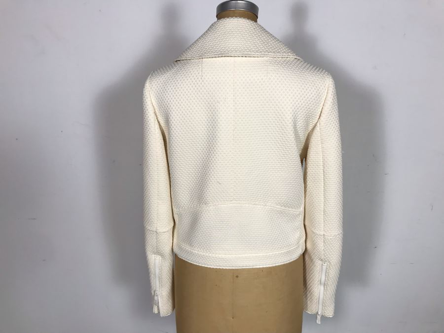 Tory Burch Rafia Jacket Size 2 Retails For $495 [Photo 6]