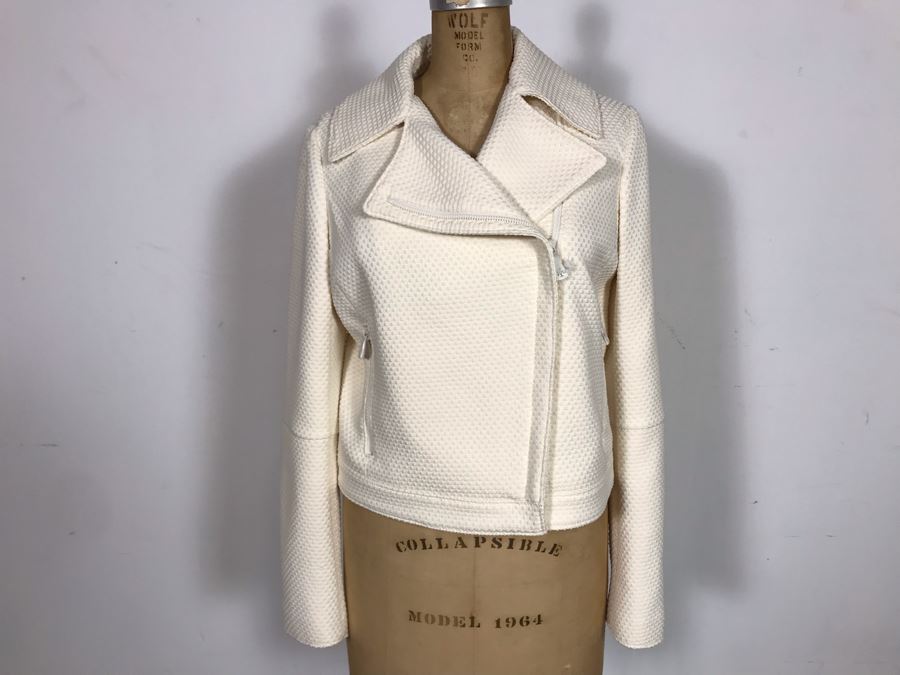 Tory Burch Rafia Jacket Size 2 Retails For $495