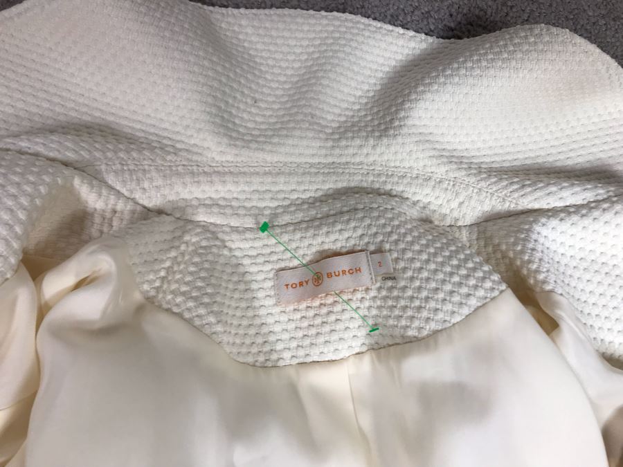 Tory Burch Rafia Jacket Size 2 Retails For $495 [Photo 8]