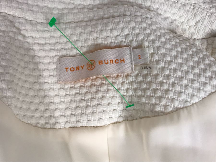 Tory Burch Rafia Jacket Size 2 Retails For $495 [Photo 9]