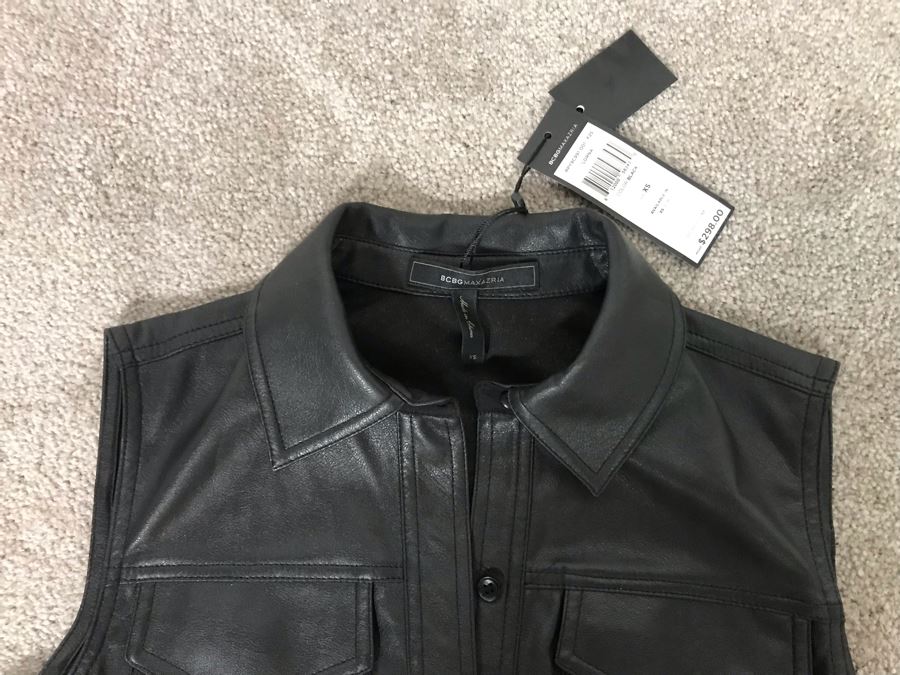 New BCBGMaxazria Sleeveless Jumpsuit Lorna Black Size XS Retails $298 [Photo 5]