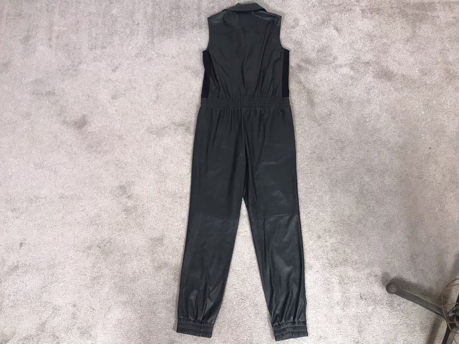 New BCBGMaxazria Sleeveless Jumpsuit Lorna Black Size XS Retails $298 [Photo 9]
