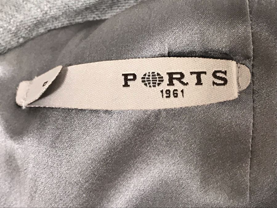 PORTS 1961 Grey Dress Size 0 Retails $495 [Photo 6]