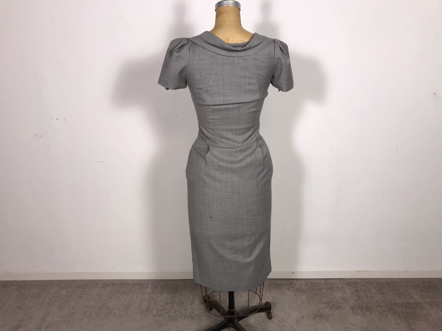 PORTS 1961 Grey Dress Size 0 Retails $495 [Photo 4]