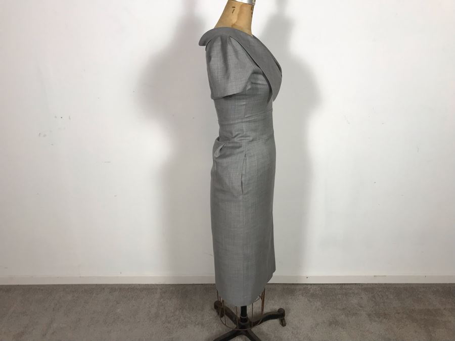 PORTS 1961 Grey Dress Size 0 Retails $495 [Photo 3]