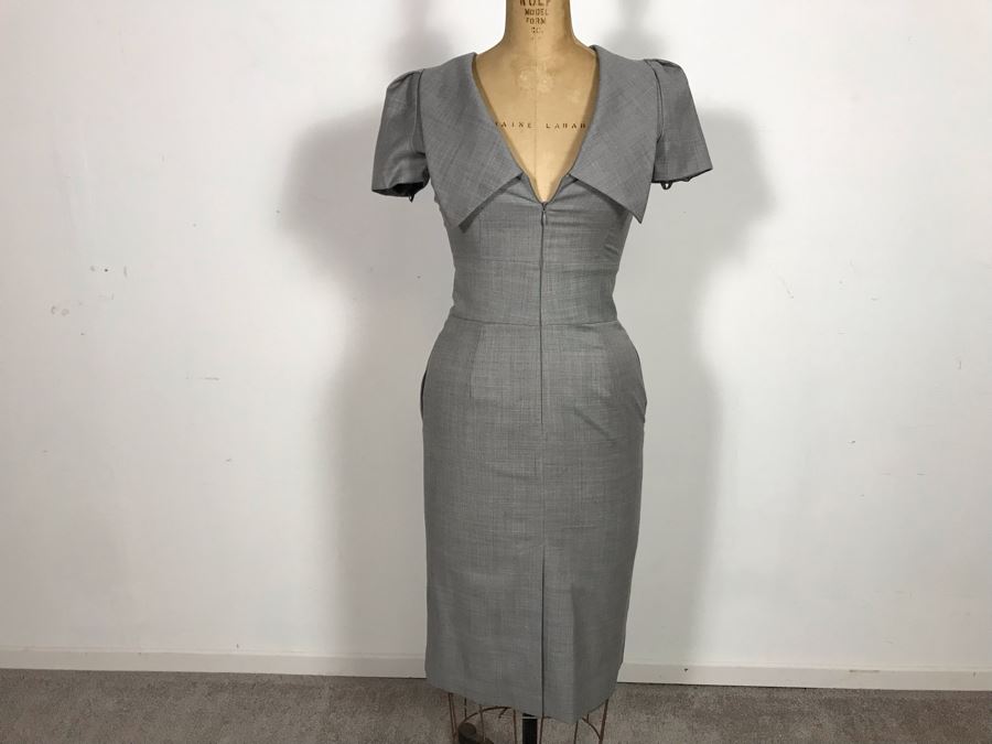 PORTS 1961 Grey Dress Size 0 Retails $495