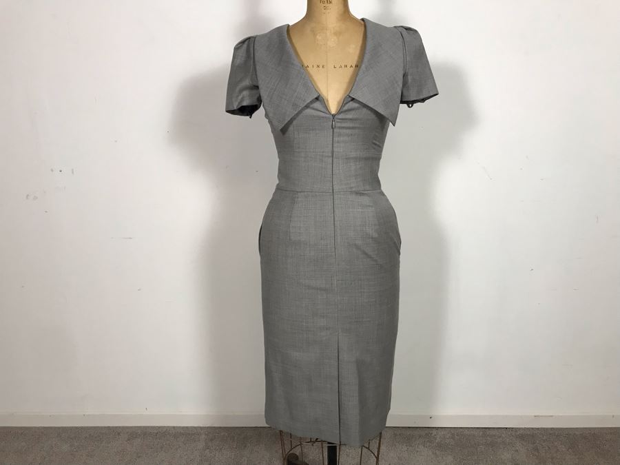 PORTS 1961 Grey Dress Size 0 Retails $495 [Photo 2]
