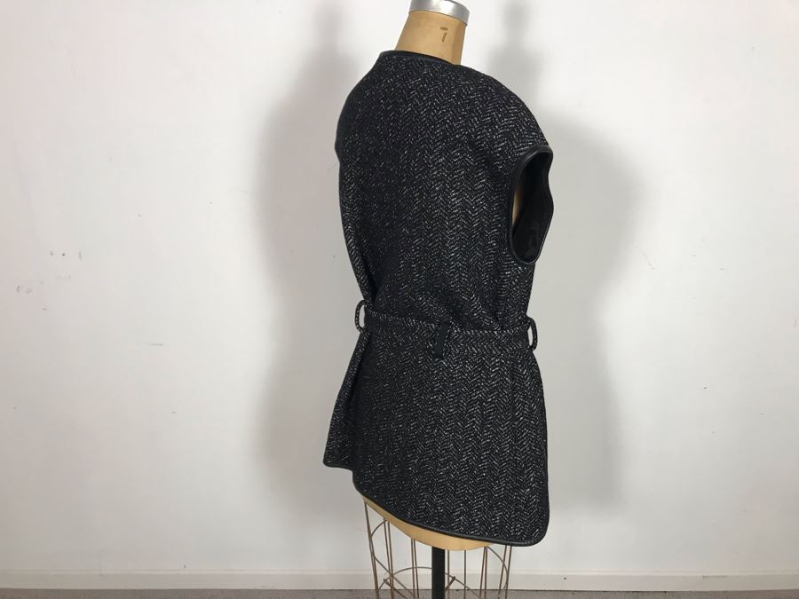 Tory Burch Vest Jacket Size S Retails For $470 [Photo 4]