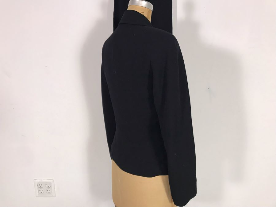 ESCADA Black Outfit Jacket With Pants Size 34 [Photo 5]