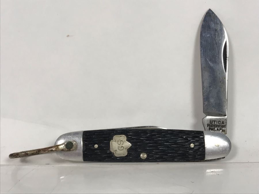Vintage Girl Scouts Utica Featherweight Pocket Knife [Photo 3]