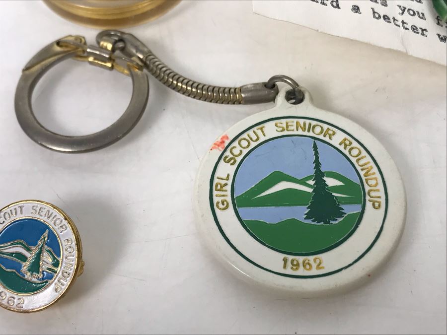 Various 1960s Girl Scout Pins, Buttons, Charms And Keychains [Photo 6]
