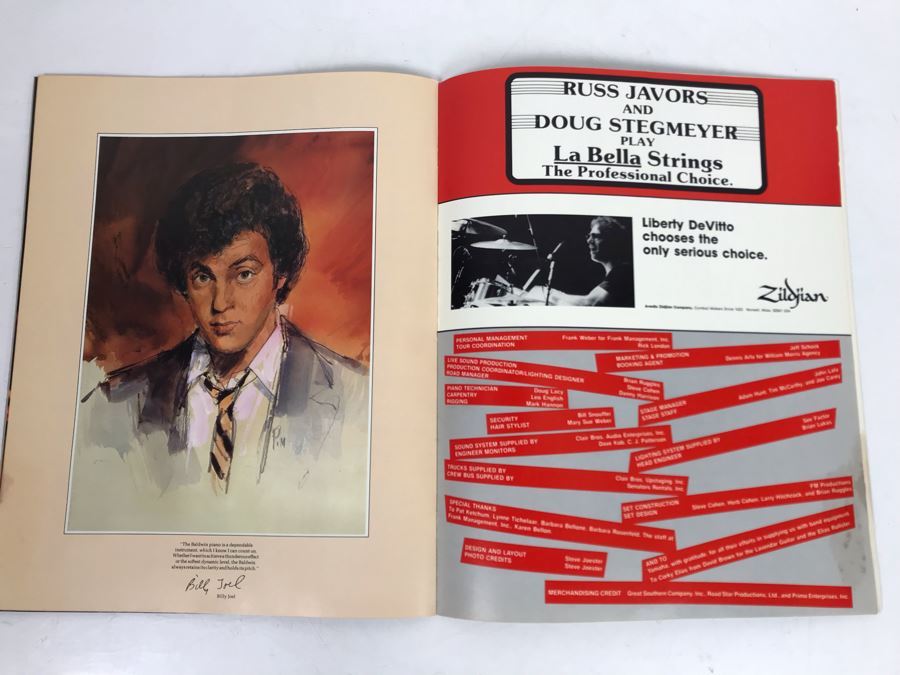 Billy Joel A Tour Behind The Nylon Curtain Tour Program Book [Photo 10]