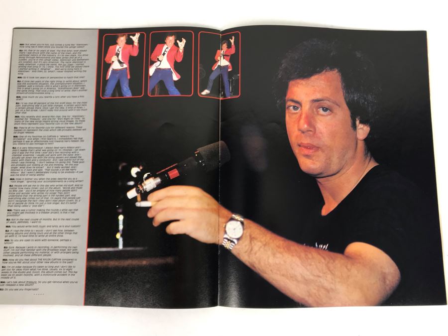 Billy Joel A Tour Behind The Nylon Curtain Tour Program Book [Photo 8]