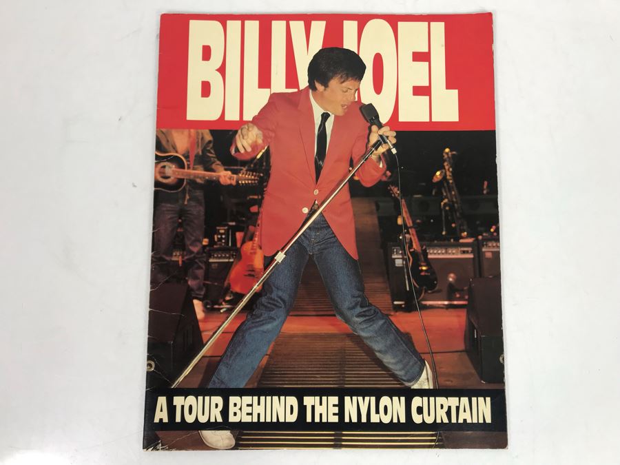 Billy Joel A Tour Behind The Nylon Curtain Tour Program Book