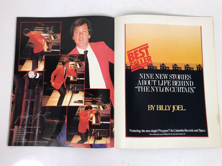 Billy Joel A Tour Behind The Nylon Curtain Tour Program Book [Photo 9]