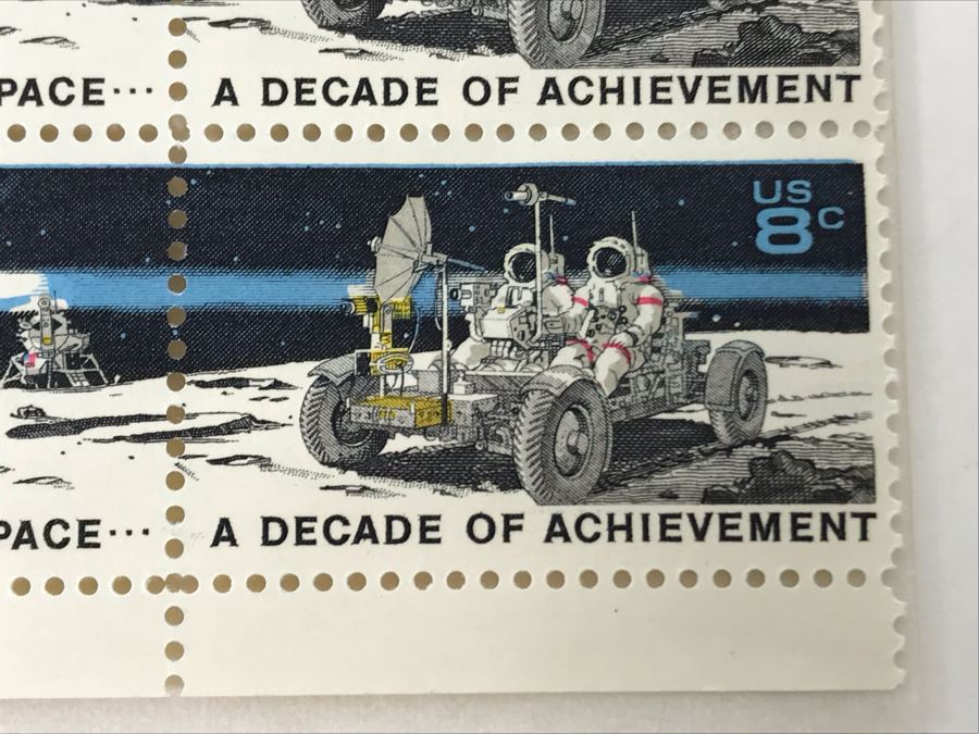Vintage 8c Space Stamps United States In Space A Decade Of Achievement [Photo 5]