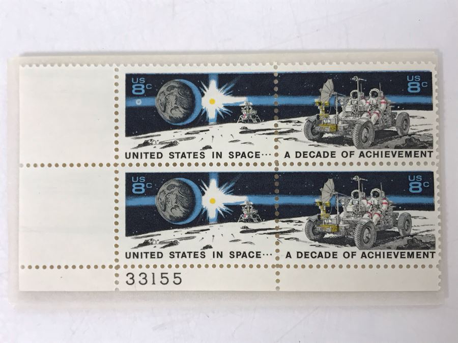 Vintage 8c Space Stamps United States In Space A Decade Of Achievement [Photo 3]