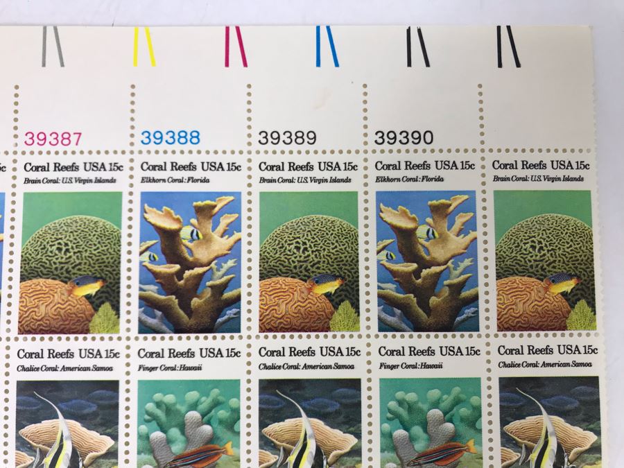 Mint Stamps Wildlife Conservation, American Bald Eagle, African Elephant Herd, The Age Of Reptiles, Haida Ceremonial Canoe And Coral Reefs USA [Photo 19]