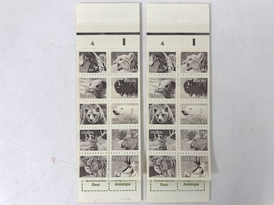Pair Of Mint Eighteen Cent Stamp Books American Wildlife [Photo 2]