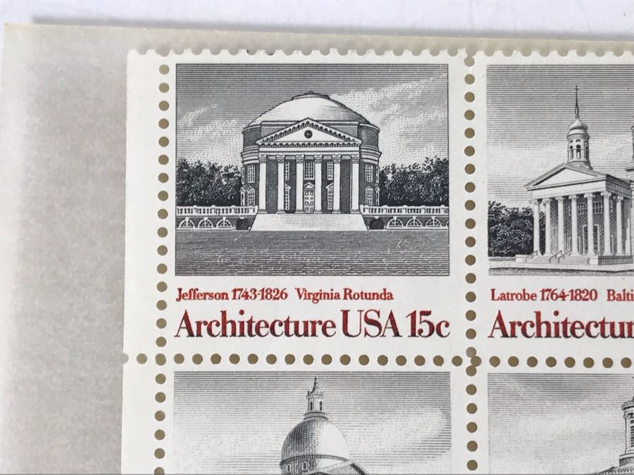 Collection Of Mint Stamps: Black Heritage A. Philip Randolph, The Boston Tea Party, John Hanson, Everett Dirksen, Architecture [Photo 16]
