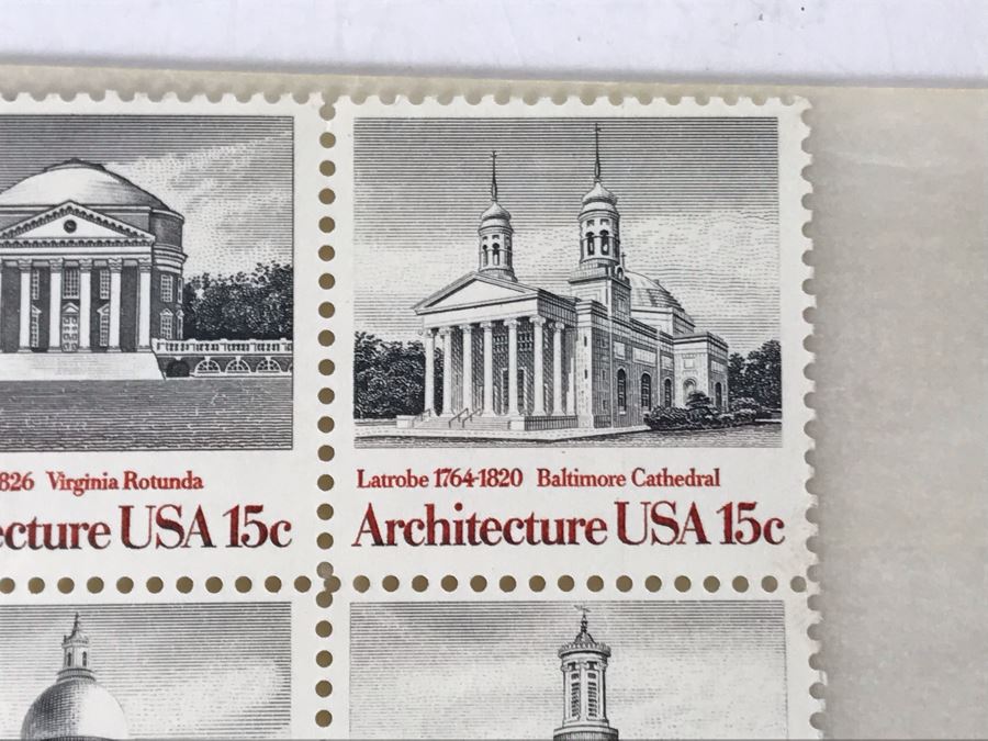 Collection Of Mint Stamps: Black Heritage A. Philip Randolph, The Boston Tea Party, John Hanson, Everett Dirksen, Architecture [Photo 17]