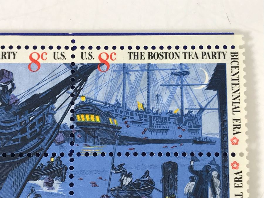 Collection Of Mint Stamps: Black Heritage A. Philip Randolph, The Boston Tea Party, John Hanson, Everett Dirksen, Architecture [Photo 10]