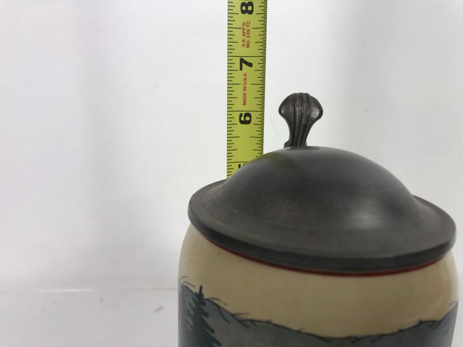 Vintage Hand Painted Beer Stein 6.5H [Photo 11]