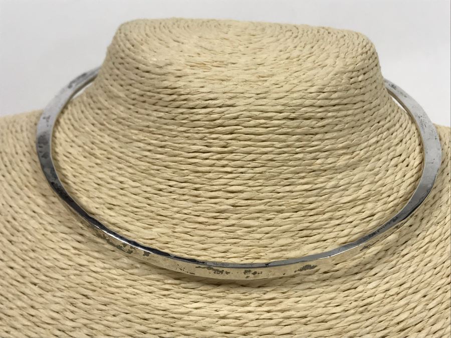 Signed Modernist Claes Giertta Sterling Silver Necklace Stockholm Sweden [Photo 3]