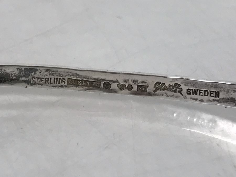 Signed Modernist Claes Giertta Sterling Silver Necklace Stockholm Sweden [Photo 7]