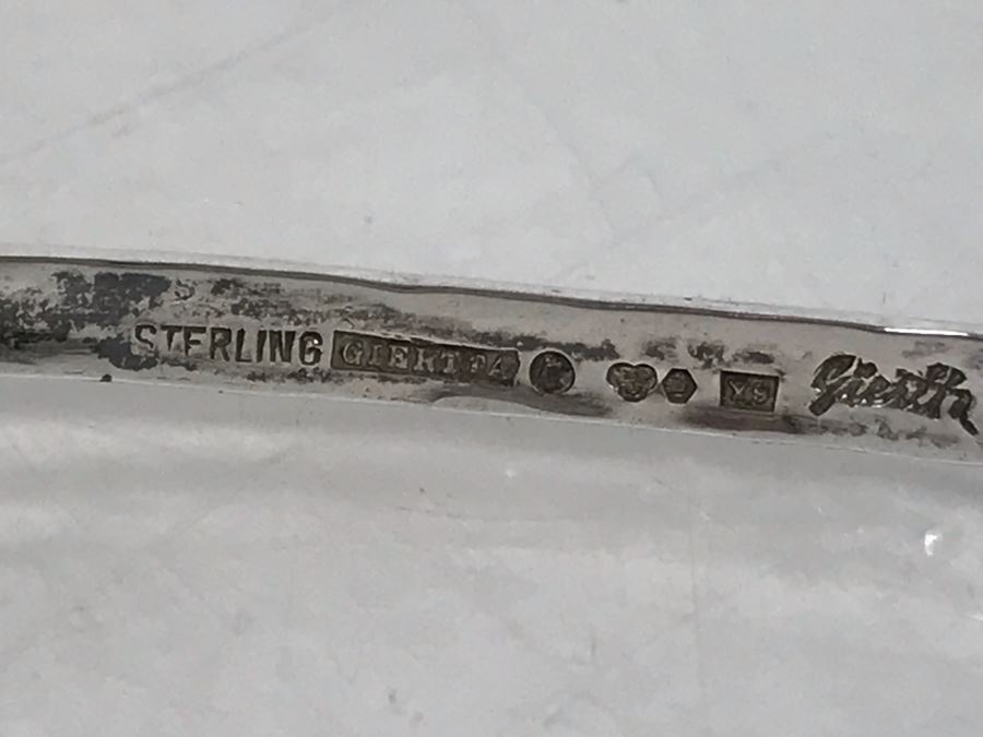 Signed Modernist Claes Giertta Sterling Silver Necklace Stockholm Sweden [Photo 8]