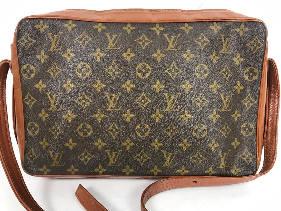 Vintage Louis Vuitton LV Handbag - Notice Damaged Zipper Shown In Photos 14W X 11H [Photo 3]