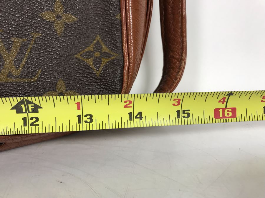 Vintage Louis Vuitton LV Handbag - Notice Damaged Zipper Shown In Photos 14W X 11H [Photo 12]