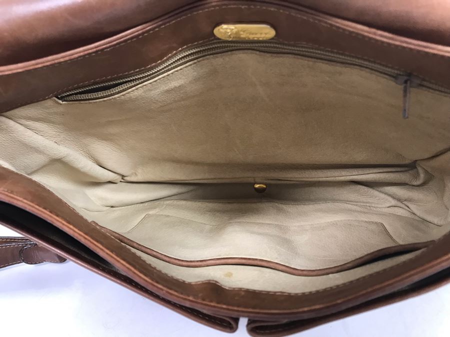 GUCCI Leather Handbag 12W X 9H [Photo 12]