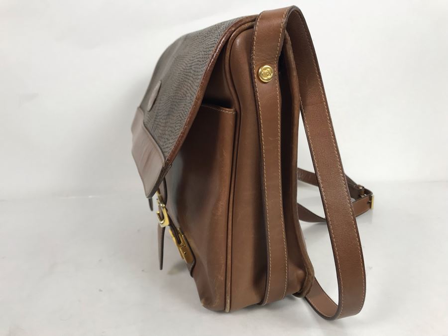 GUCCI Leather Handbag 12W X 9H [Photo 9]