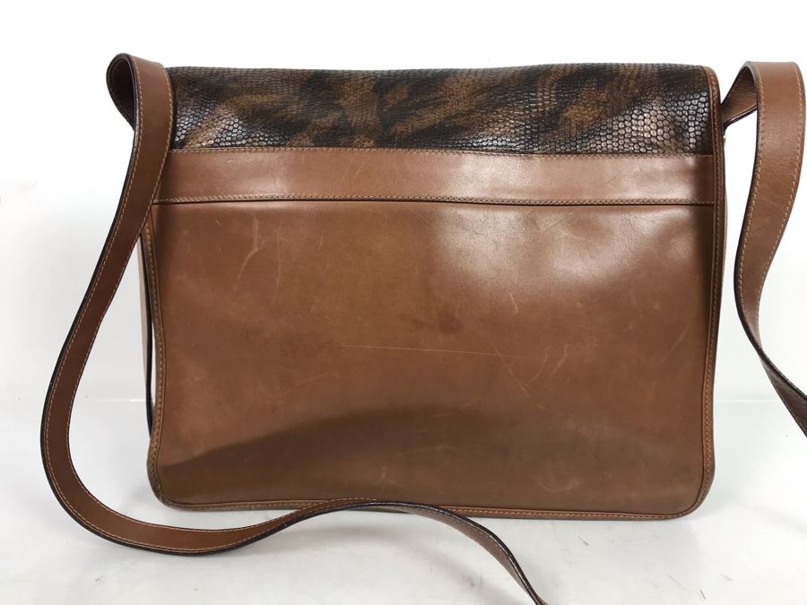 GUCCI Leather Handbag 12W X 9H [Photo 7]