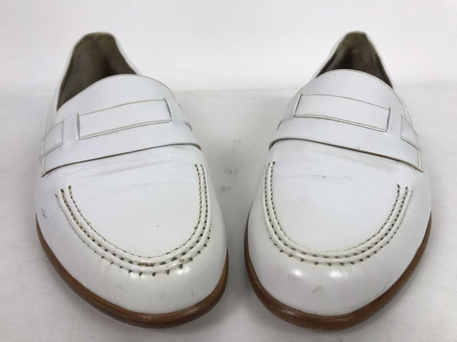 White Bally Shoes Made In Italy 6.5 [Photo 3]