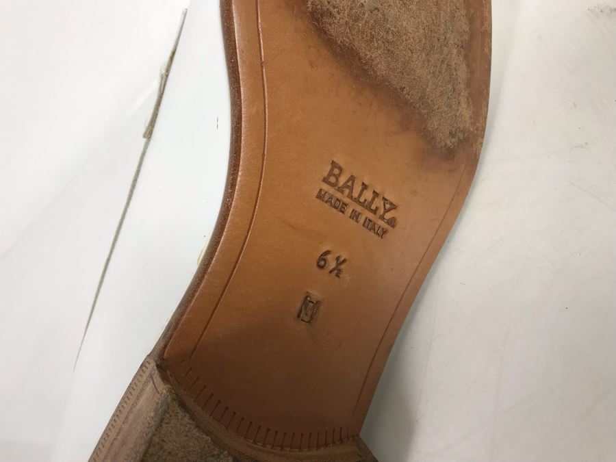 White Bally Shoes Made In Italy 6.5 [Photo 7]