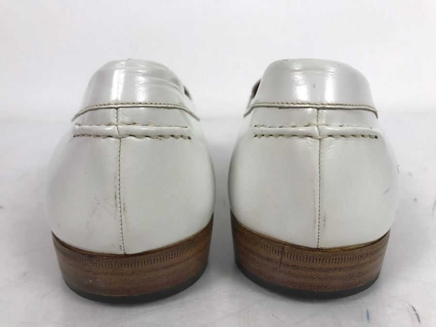 White Bally Shoes Made In Italy 6.5 [Photo 5]