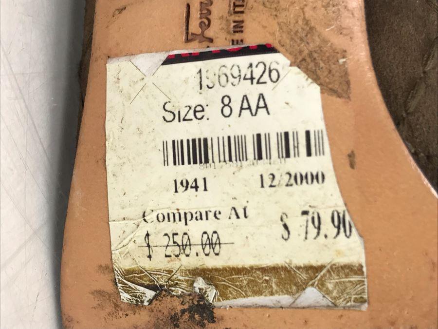 Salvatore Ferragamo Suede Leather Shoes Size 8AA [Photo 7]