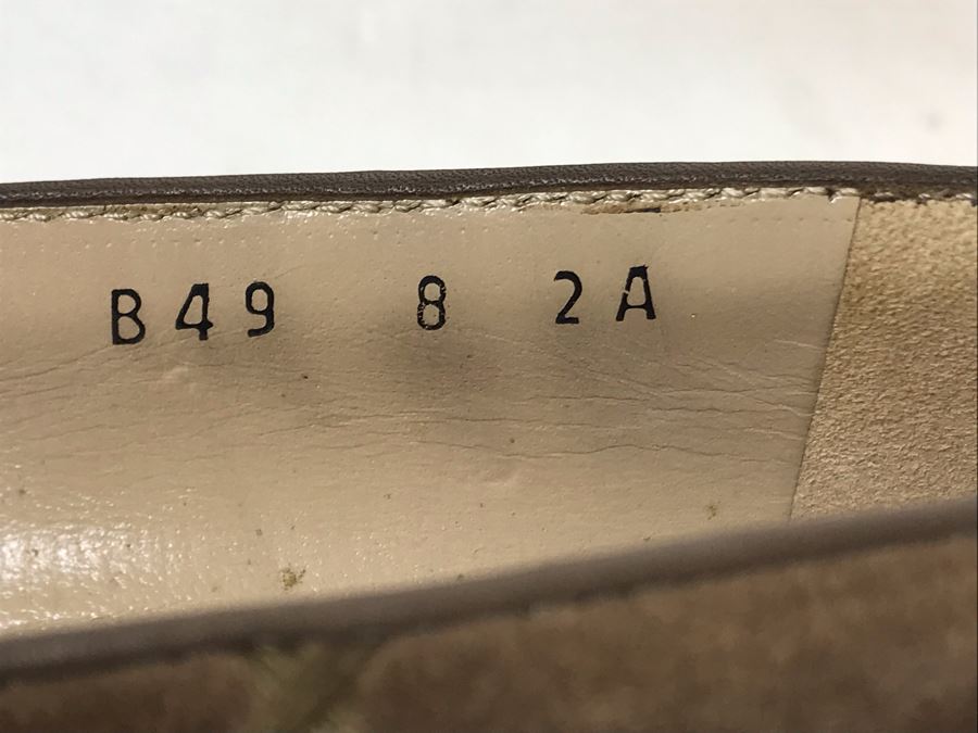 Salvatore Ferragamo Suede Leather Shoes Size 8AA [Photo 9]