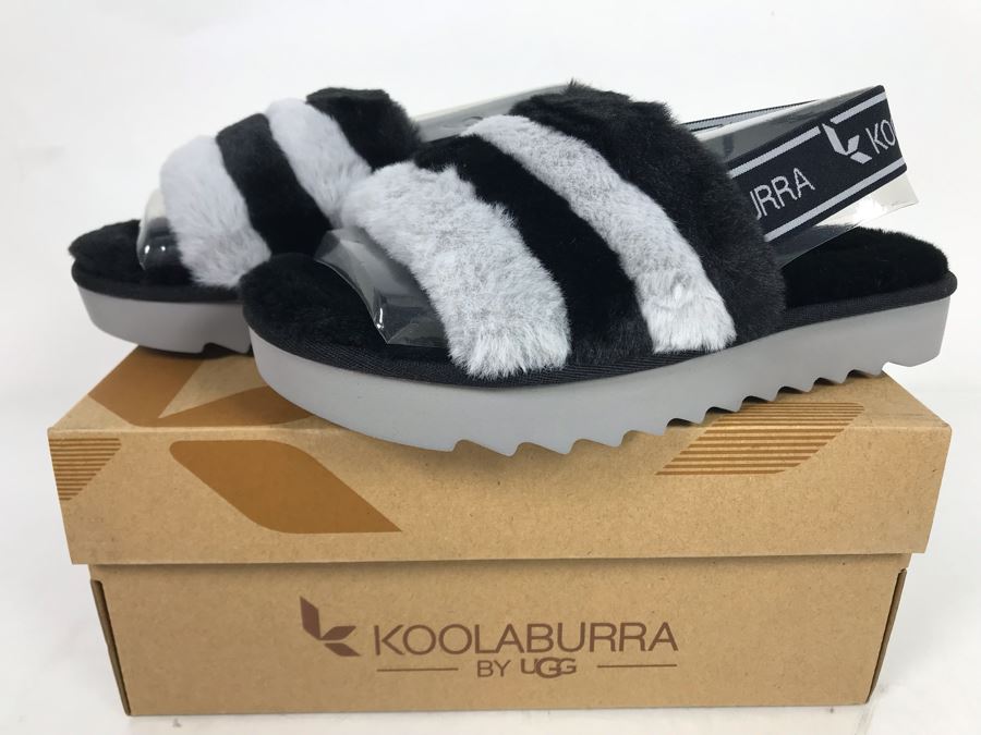 New Koolaburra By UGG W Fuzz'n Sandals Size 6