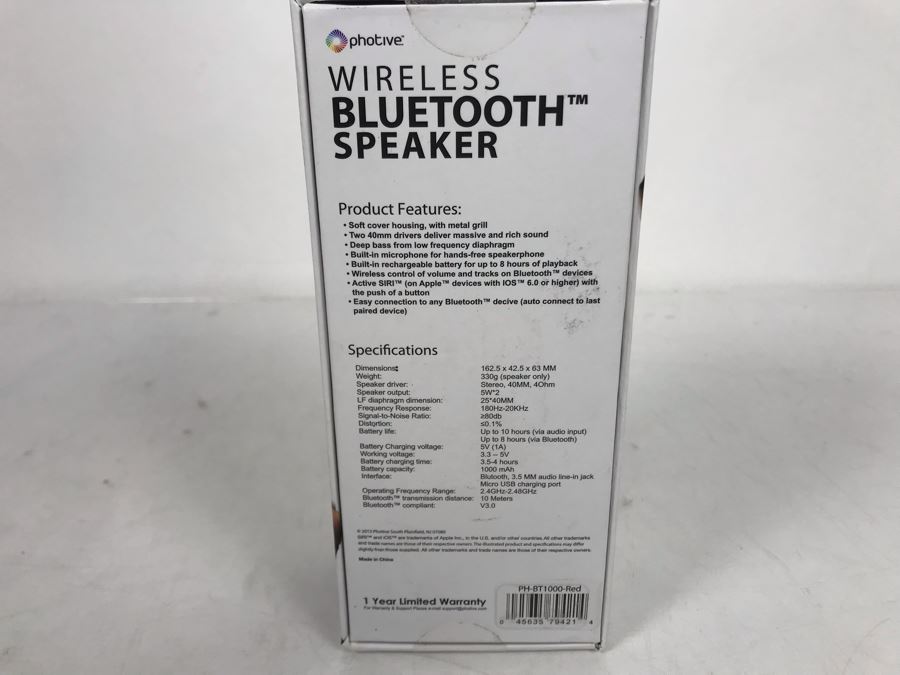 New Photive Cyren Wireless Bluetooth Speaker [Photo 5]