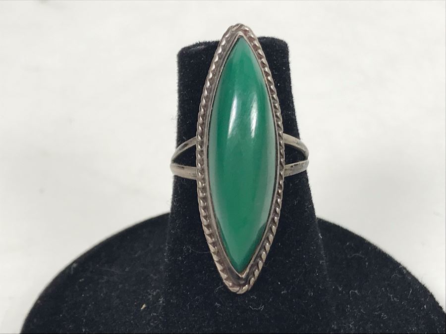 Vintage Sterling Silver Turquoise Ring [Photo 1]